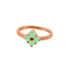 Load image into Gallery viewer, Lucky Ring chrysoprase rose gold
