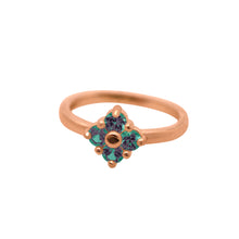 Load image into Gallery viewer, lucky-ring-alexandrite-incandescent-light-rose-gold
