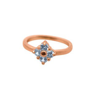 rose-gold-Lucky-Clover-Ring-gray-spinel