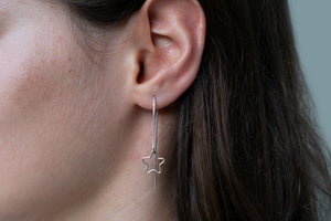 Star Threader Earrings