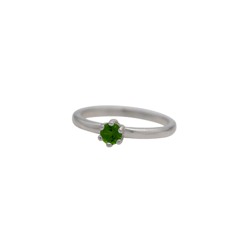 Green-Tourmaline-Birthstone-Solitare-Stacking-Ring